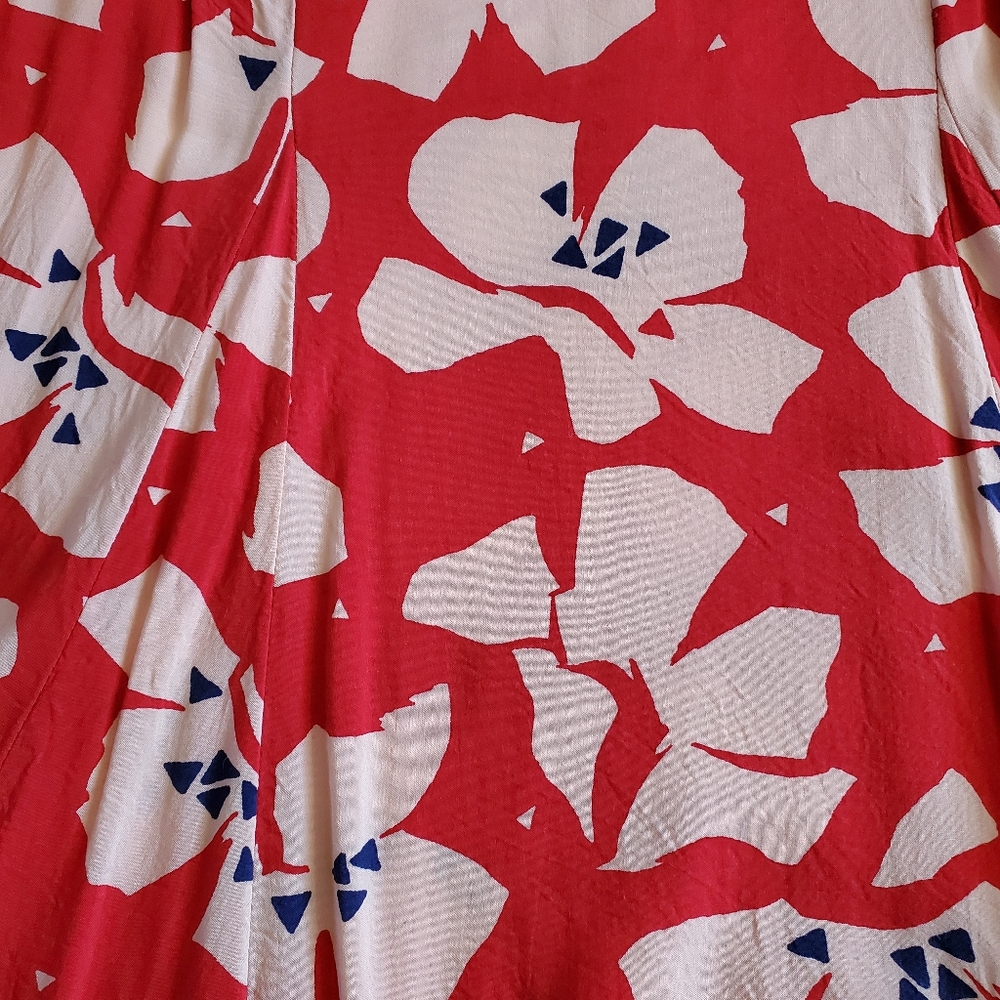 Urban Outfitters Silence + Noise Witchy Red Floral Mini Dress Size XS - Picture 8 of 13